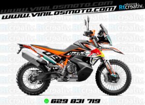 ADHESIVOS Y PEGATINAS DE VINILO KTM ADVENTURE Rt001-02