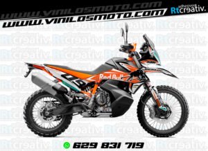 ADHESIVOS Y PEGATINAS DE VINILO KTM ADVENTURE Rt001-06