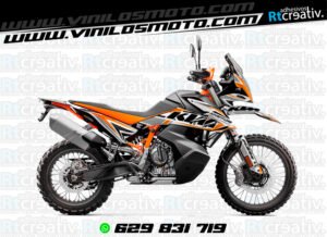 175€ - KTM Adventure | Diseño Rt002 17 ADHESIVOS Y PEGATINAS DE VINILO KTM ADVENTURE Rt002-09