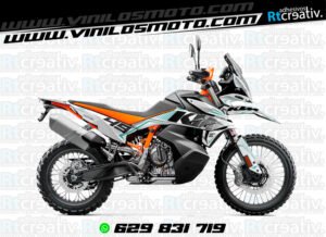 ADHESIVOS Y PEGATINAS DE VINILO KTM ADVENTURE Rt004-07