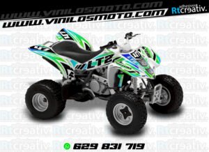 ADHESIVOS Y PEGATINAS DE VINILO PARA SUZUKI LTZ 400 Rt002-02