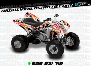 ADHESIVOS Y PEGATINAS DE VINILO PARA SUZUKI LTZ 400 Rt002-06