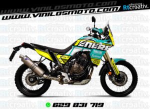 175€ - Yamaha Tenere | Diseño Rt009 5 ADHESIVOS Y PEGATINAS DE VINILO YAMAHA TENERE Rt009-03