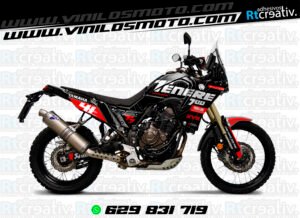 175€ - Yamaha Tenere | Diseño Rt015 15 ADHESIVOS Y PEGATINAS DE VINILO YAMAHA TENERE Rt015-01