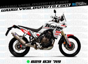 175€ - Yamaha Tenere | Diseño Rt015 1 ADHESIVOS Y PEGATINAS DE VINILO YAMAHA TENERE Rt015-08