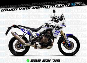 175€ - Yamaha Tenere | Diseño Rt015 9 ADHESIVOS Y PEGATINAS DE VINILO YAMAHA TENERE Rt015-09