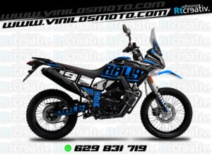 ADHESIVOS Y PEGATINAS DE VINILO VOGE 300 RALLY Rt001-16