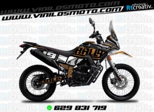 ADHESIVOS Y PEGATINAS DE VINILO VOGE 300 RALLY Rt001-18