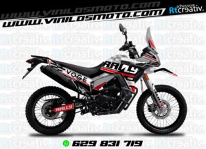 175€ - Voge 300 Rally | Diseño Rt002 1 ADHESIVOS Y PEGATINAS DE VINILO VOGE 300 RALLY Rt002-01