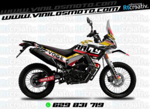 175€ - Voge 300 Rally | Diseño Rt002 19 ADHESIVOS Y PEGATINAS DE VINILO VOGE 300 RALLY Rt002-10