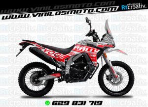 175€ - Voge 300 Rally | Diseño Rt003 1 ADHESIVOS Y PEGATINAS DE VINILO VOGE 300 RALLY Rt003-01