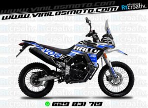 175€ - Voge 300 Rally | Diseño Rt003 5 ADHESIVOS Y PEGATINAS DE VINILO VOGE 300 RALLY Rt003-03