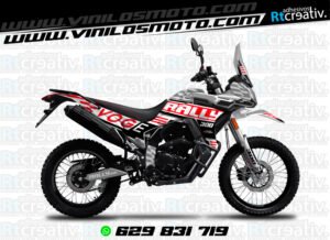 175€ - Voge 300 Rally | Diseño Rt003 9 ADHESIVOS Y PEGATINAS DE VINILO VOGE 300 RALLY Rt003-09