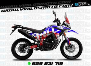 175€ - Voge 300 Rally | Diseño Rt004 3 ADHESIVOS Y PEGATINAS DE VINILO VOGE 300 RALLY Rt004-02