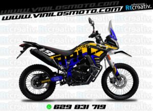 175€ - Voge 300 Rally | Diseño Rt004 7 ADHESIVOS Y PEGATINAS DE VINILO VOGE 300 RALLY Rt004-04