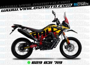 175€ - Voge 300 Rally | Diseño Rt004 15 ADHESIVOS Y PEGATINAS DE VINILO VOGE 300 RALLY Rt004-08