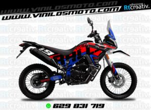 175€ - Voge 300 Rally | Diseño Rt004 17 ADHESIVOS Y PEGATINAS DE VINILO VOGE 300 RALLY Rt004-09