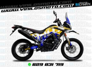 175€ - Voge 300 Rally | Diseño Rt004 25 ADHESIVOS Y PEGATINAS DE VINILO VOGE 300 RALLY Rt004-13