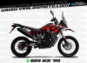 175€ - Voge 300 Rally | Diseño Rt004 29 ADHESIVOS Y PEGATINAS DE VINILO VOGE 300 RALLY Rt004-15
