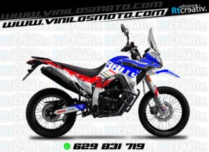 175€ - Voge 300 Rally | Diseño Rt005 1 ADHESIVOS Y PEGATINAS DE VINILO VOGE 300 RALLY Rt005-01