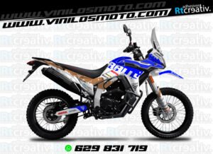 175€ - Voge 300 Rally | Diseño Rt005 3 ADHESIVOS Y PEGATINAS DE VINILO VOGE 300 RALLY Rt005-02