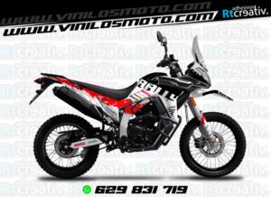 175€ - Voge 300 Rally | Diseño Rt005 7 ADHESIVOS Y PEGATINAS DE VINILO VOGE 300 RALLY Rt005-04