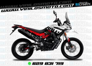 175€ - Voge 300 Rally | Diseño Rt005 15 ADHESIVOS Y PEGATINAS DE VINILO VOGE 300 RALLY Rt005-08