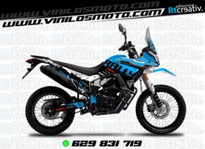 175€ - Voge 300 Rally | Diseño Rt005 23 ADHESIVOS Y PEGATINAS DE VINILO VOGE 300 RALLY Rt005-12