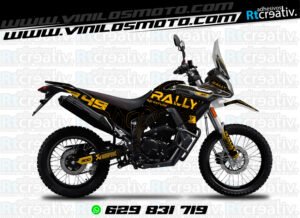 175€ - Voge 300 Rally | Diseño Rt007 1 ADHESIVOS Y PEGATINAS DE VINILO VOGE 300 RALLY Rt007-01