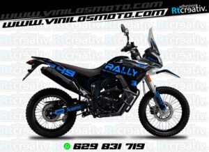 175€ - Voge 300 Rally | Diseño Rt007 3 ADHESIVOS Y PEGATINAS DE VINILO VOGE 300 RALLY Rt007-02