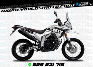 175€ - Voge 300 Rally | Diseño Rt007 9 ADHESIVOS Y PEGATINAS DE VINILO VOGE 300 RALLY Rt007-05
