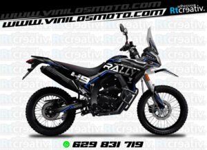 175€ - Voge 300 Rally | Diseño Rt008 3 ADHESIVOS Y PEGATINAS DE VINILO VOGE 300 RALLY Rt008-02