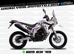 175€ - Voge 300 Rally | Diseño Rt008 23 ADHESIVOS Y PEGATINAS DE VINILO VOGE 300 RALLY Rt008-12