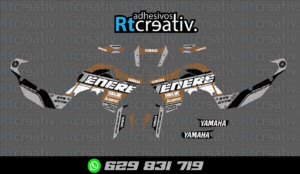 175€ - Yamaha Tenere | Diseño Rt009 10 ADHESIVOS Y PEGATINAS DE VINILO YAMAHA TENERE Rt009-05