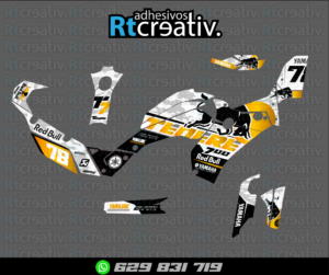 175€ - Yamaha Tenere | Diseño Rt002 20 ADHESIVOS Y PEGATINAS DE VINILO YAMAHA TENERE Rt002-08