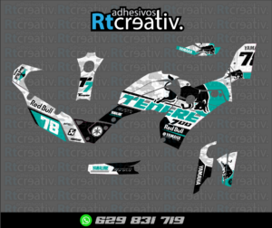 175€ - Yamaha Tenere | Diseño Rt002 16 ADHESIVOS Y PEGATINAS DE VINILO YAMAHA TENERE Rt002-10