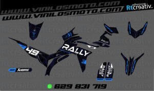 175€ - Voge 300 Rally | Diseño Rt007 14 ADHESIVOS Y PEGATINAS DE VINILO VOGE 300 RALLY Rt007-07