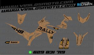 175€ - Voge 300 Rally | Diseño Rt007 16 ADHESIVOS Y PEGATINAS DE VINILO VOGE 300 RALLY Rt007-08