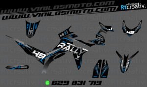 175€ - Voge 300 Rally | Diseño Rt008 4 ADHESIVOS Y PEGATINAS DE VINILO VOGE 300 RALLY Rt008-02