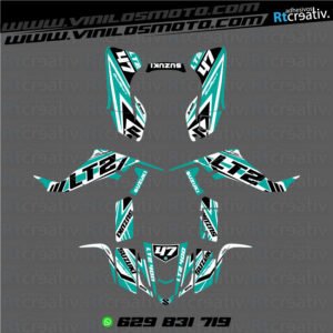 ADHESIVOS Y PEGATINAS DE VINILO PARA SUZUKI LTZ 400 Rt002-09