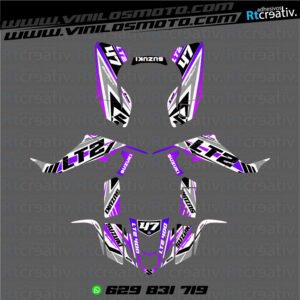 ADHESIVOS Y PEGATINAS DE VINILO PARA SUZUKI LTZ 400 Rt002-12