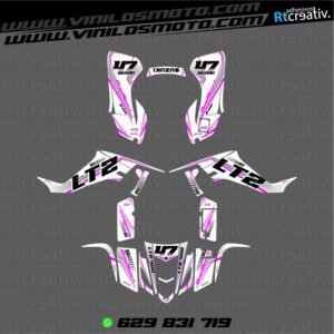 ADHESIVOS Y PEGATINAS DE VINILO PARA SUZUKI LTZ 400 Rt003-12