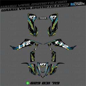 ADHESIVOS Y PEGATINAS DE VINILO PARA SUZUKI LTZ 400 Rt003-13