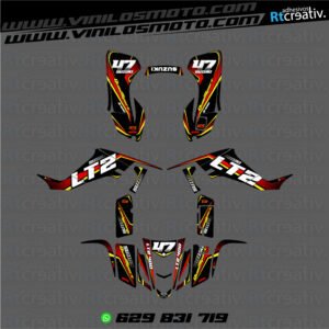 ADHESIVOS Y PEGATINAS DE VINILO PARA SUZUKI LTZ 400 Rt003-16
