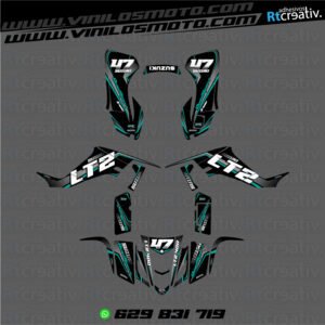 ADHESIVOS Y PEGATINAS DE VINILO PARA SUZUKI LTZ 400 Rt003-04