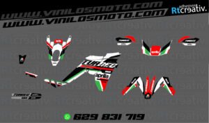 ADHESIVOS Y PEGATINAS DE VINILO APRILIA TUAREG 660 Rt002-06