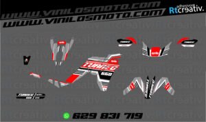 ADHESIVOS Y PEGATINAS DE VINILO APRILIA TUAREG 660 Rt003-06