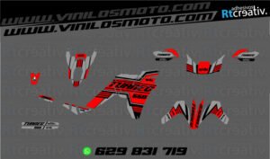 ADHESIVOS Y PEGATINAS DE VINILO APRILIA TUAREG 660 Rt003-12