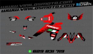ADHESIVOS Y PEGATINAS DE VINILO APRILIA TUAREG 660 Rt004-05