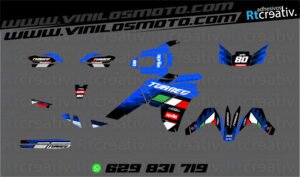 ADHESIVOS Y PEGATINAS DE VINILO APRILIA TUAREG 660 Rt004-06